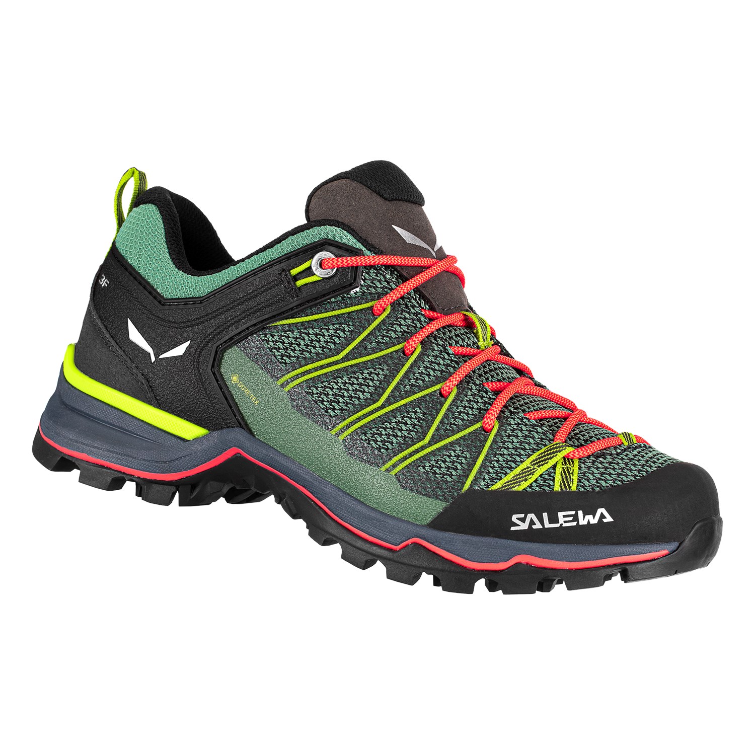 Salewa Mountain Trainer Lite GORE-TEX® ορειβατικα παπουτσια γυναικεια πρασινο/κοραλι Greece JV902615